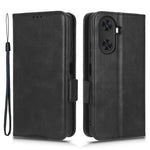 For Huawei Enjoy 60 Anti-Scratch PU Leather Stand Wallet Phone Case Imprinted Triangle Phone Cover