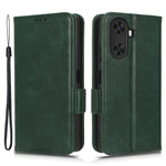 For Huawei Enjoy 60 Anti-Scratch PU Leather Stand Wallet Phone Case Imprinted Triangle Phone Cover