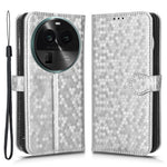 PU Leather Cover for Oppo Find X6 Pro Dot Pattern Imprinted Wallet Phone Case with Stand