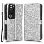 Stötsäkert fodral i PU-läder med prickmönster och plånbok för Huawei P60/P60 Pro