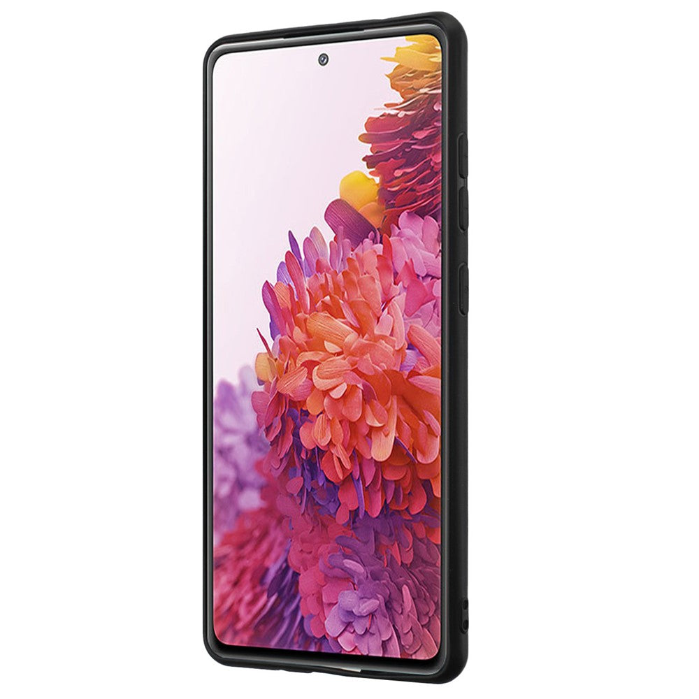 For Samsung Galaxy S20 FE / S20 FE 5G / S20 FE 2022 / S20 Lite Matte TPU Phone Cover with Ring Kickstand