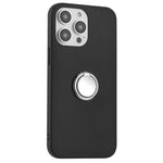 Matt skal för iPhone 13 Pro Max 6,7 tum TPU-skydd Mobilskal med ringstativ