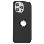 Matt skal för iPhone 13 Pro Max 6,7 tum TPU-skydd Mobilskal med ringstativ