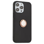 Matt skal för iPhone 13 Pro Max 6,7 tum TPU-skydd Mobilskal med ringstativ