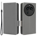 For Oppo Find X6 Pro Litchi Texture PU Leather Case Folio Flip Wallet Stand Phone Cover