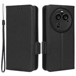 For Oppo Find X6 Pro Litchi Texture PU Leather Case Folio Flip Wallet Stand Phone Cover
