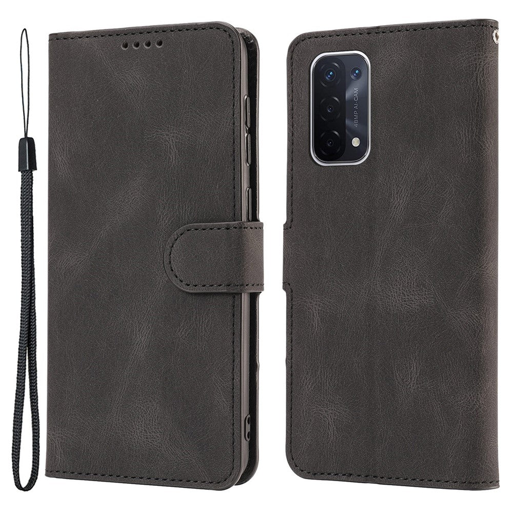 Oppo A54 5G / A74 5G / A93 5G / OnePlus Nord N200 5G mobilskal Stativ PU-läder Flip-plånboksfodral