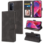 Oppo A54 5G / A74 5G / A93 5G / OnePlus Nord N200 5G mobilskal Stativ PU-läder Flip-plånboksfodral