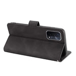 Oppo A54 5G / A74 5G / A93 5G / OnePlus Nord N200 5G mobilskal Stativ PU-läder Flip-plånboksfodral