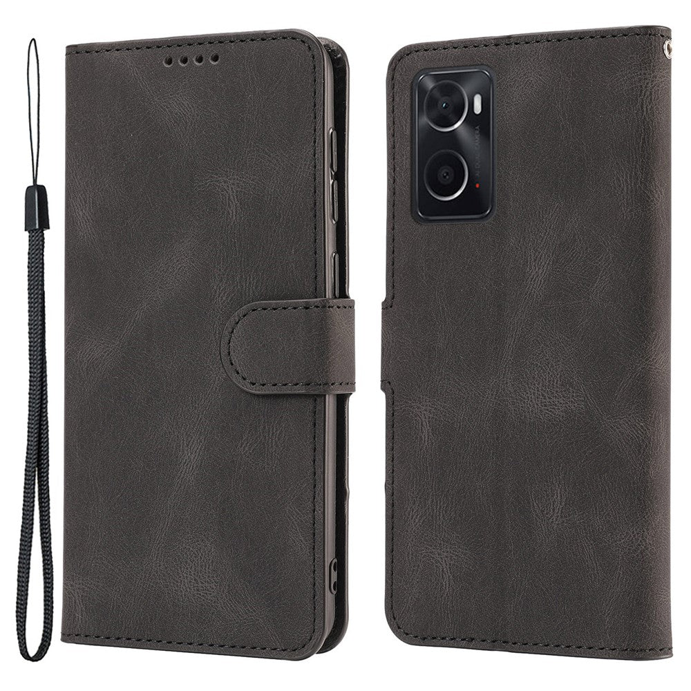 Oppo A36 / A76 / A96 4G / Realme 9i 4G Läderfodral Plånboksfodral med Flip-fodral