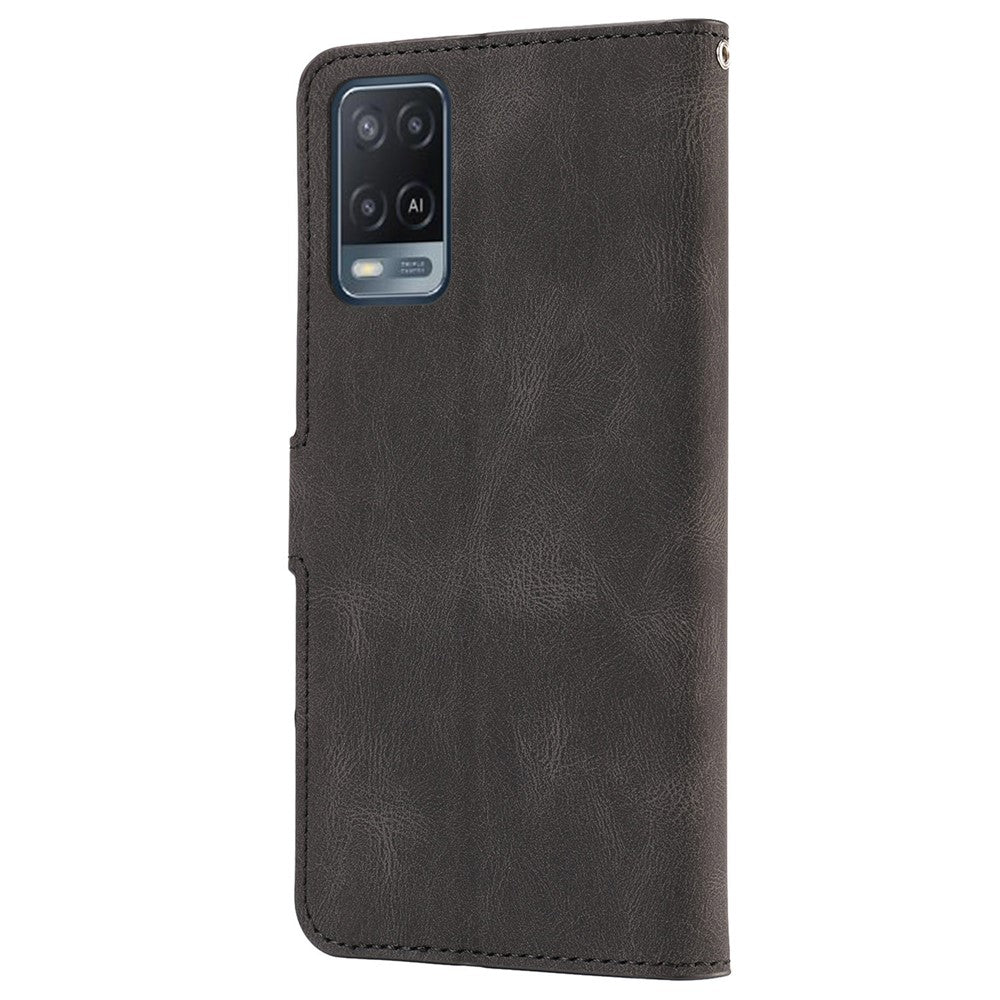 PU-læder-pung-etui til Oppo A54 4G / A54s / A55 / A55 5G / A55s 5G / A16 / A16s / A53s 5G / A56 5G