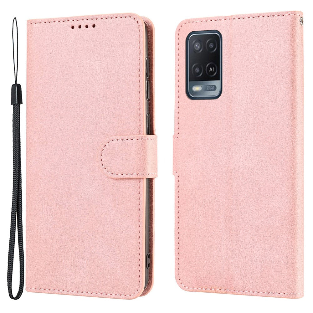 PU-læder-pung-etui til Oppo A54 4G / A54s / A55 / A55 5G / A55s 5G / A16 / A16s / A53s 5G / A56 5G