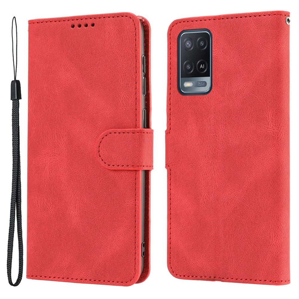 Oppo A54 4G / A54s / A55 / A55 5G / A55s 5G / A16 / A16s / A53s 5G / A56 5G mobilskal PU-läder Plånboksfodral