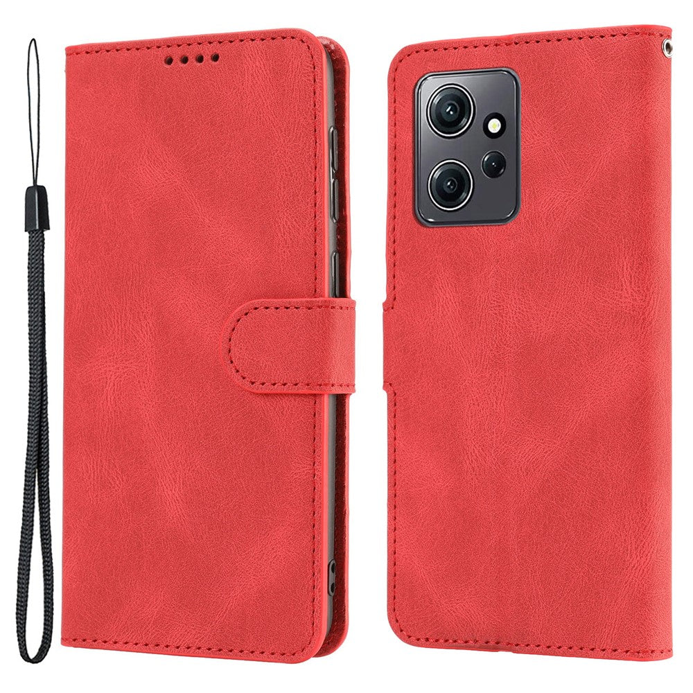 Xiaomi Redmi Note 12 4G PU-läder Folio Flip-fodral Magnetisk stängning Plånboksfodral med stativ