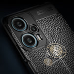 Xiaomi Redmi Note 12 Turbo / Poco F5 5G Flexibelt TPU-mobilskal Litchitextur Skyddande mobilskal