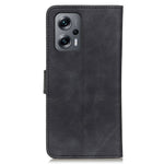 KHAZNEH For Xiaomi Redmi Note 12 Turbo / Poco F5 5G PU Leather Phone Cover Retro Texture Wallet Stand Case