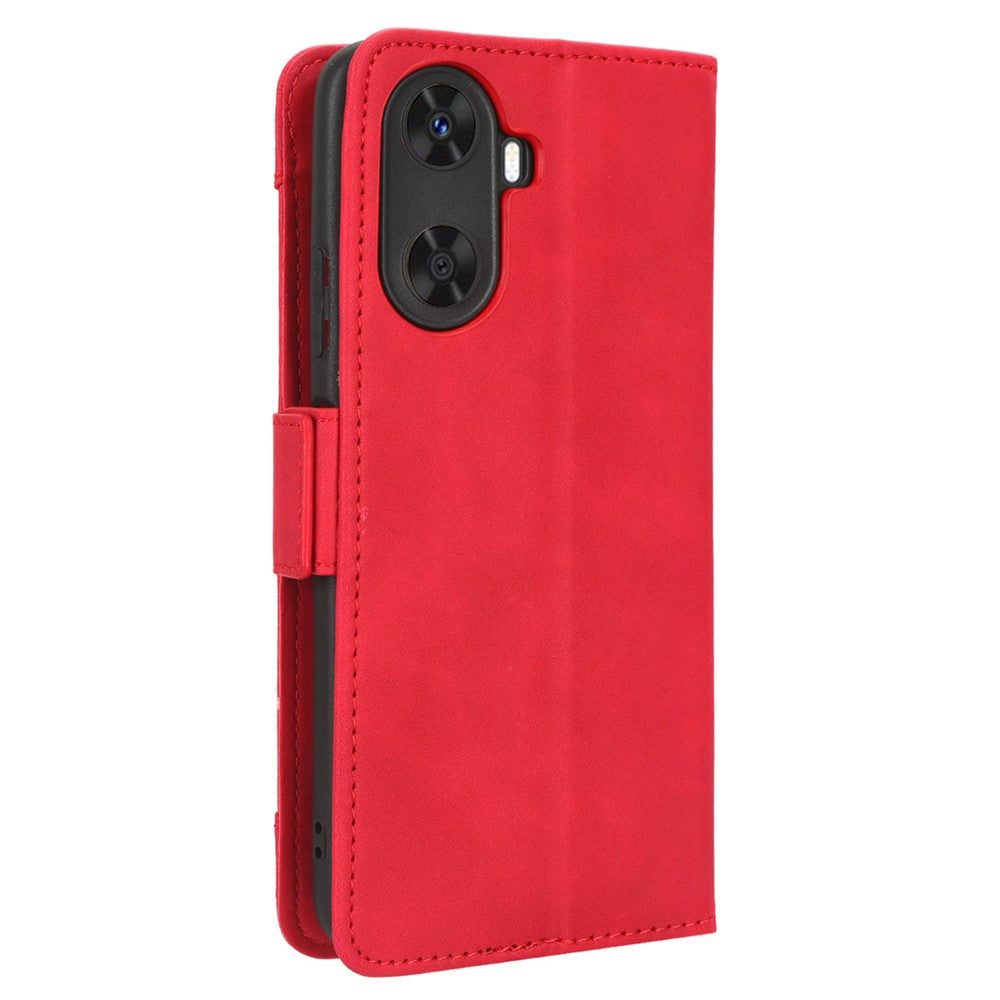 For Huawei Enjoy 60 Wallet Phone Case Leather Flip Cover Multiple Card Slots Phone Shell with Stand