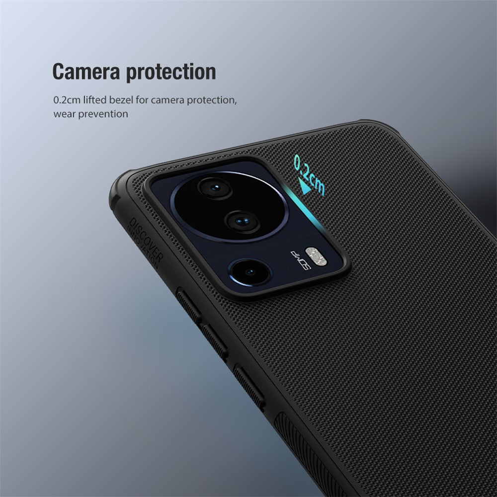 NILLKIN Super Frosted Shield Pro for Xiaomi 13 Lite / Civi 2 5G Matte Phone Case PC+TPU Cell Phone Cover