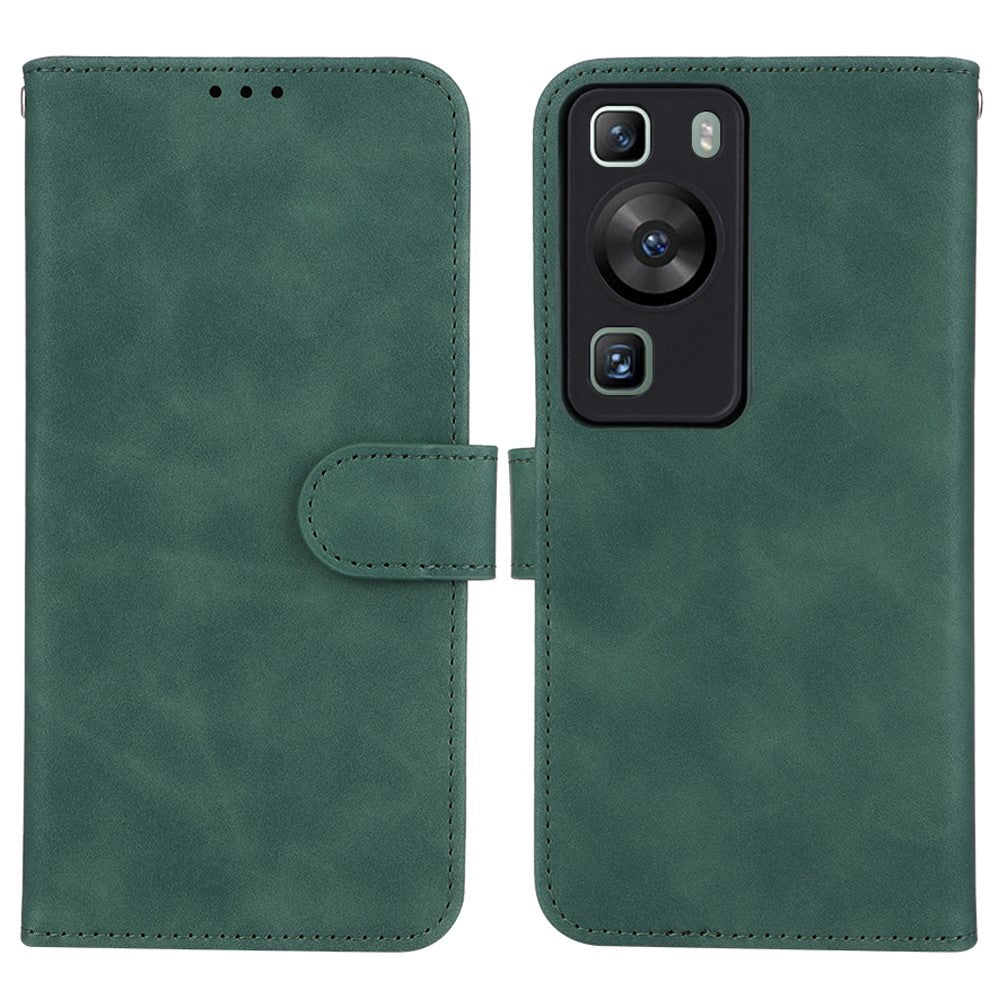 For Huawei P60 / P60 Pro Wallet Phone Case PU Leather Skin-touch Stand Folio Shockproof Cover