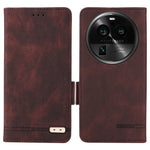For Oppo Find X6 Hardware Decor Stand Cover PU Leather Wallet Anti-drop Phone Case