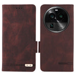 For Oppo Find X6 Pro PU Leather Wallet Phone Case Hardware Decor Folding Stand Cover