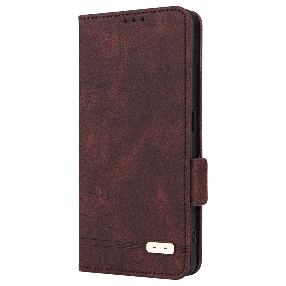 For Oppo Find X6 Pro PU Leather Wallet Phone Case Hardware Decor Folding Stand Cover