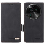 For Oppo Find X6 Pro PU Leather Wallet Phone Case Hardware Decor Folding Stand Cover