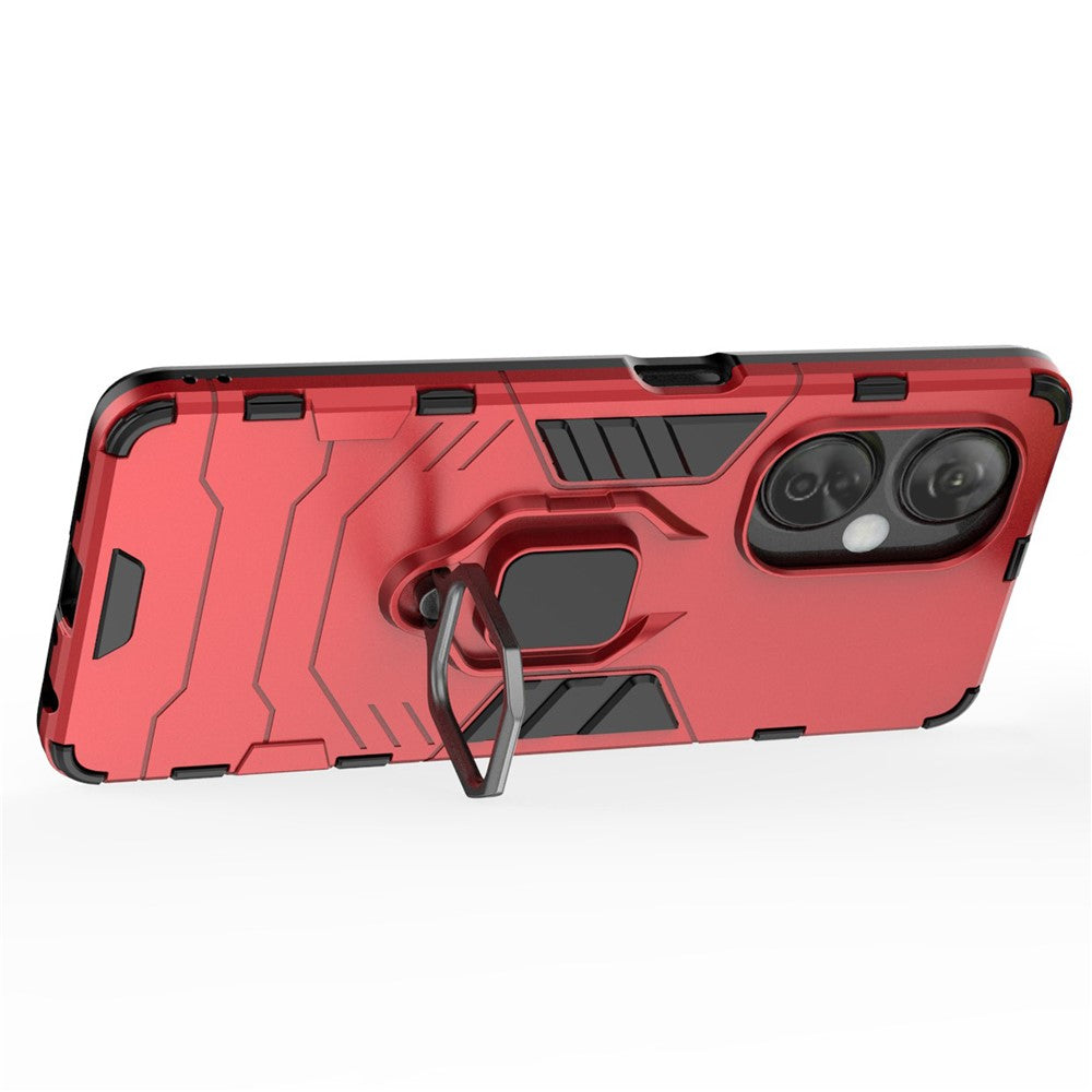 For OnePlus Nord CE 3 Lite 5G / Nord N30 5G Ring Kickstand Phone Case TPU+PC Anti-Scratch Shockproof Cover