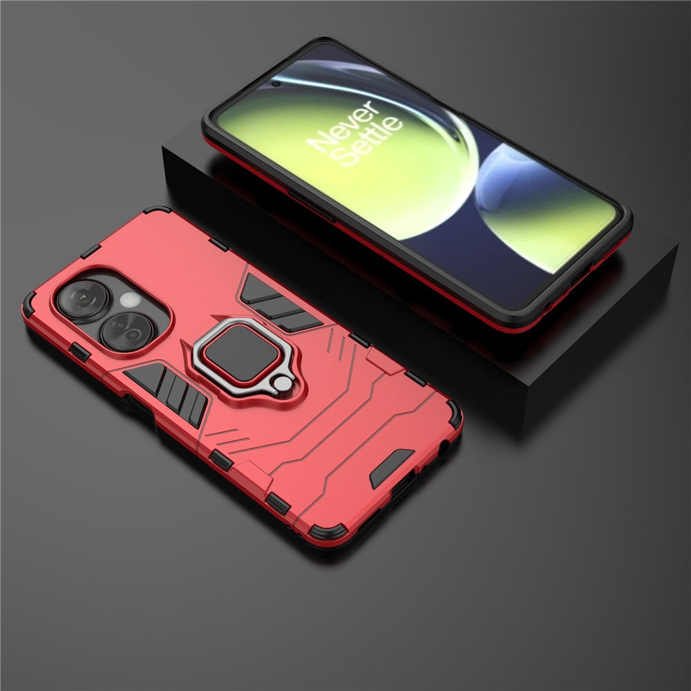 For OnePlus Nord CE 3 Lite 5G / Nord N30 5G Ring Kickstand Phone Case TPU+PC Anti-Scratch Shockproof Cover