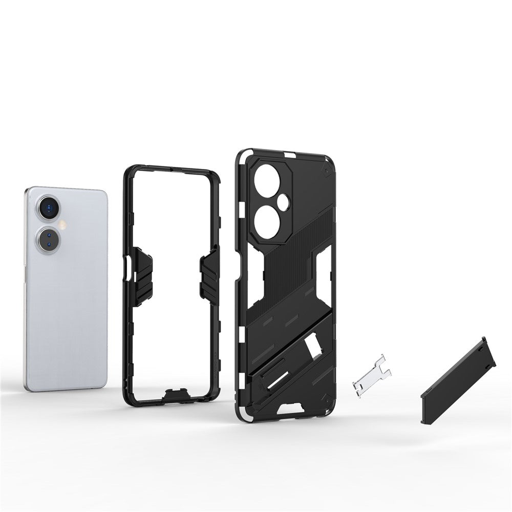 For OnePlus Nord CE 3 Lite 5G / Nord N30 5G Kickstand Phone Case TPU+PC Anti-Scratch Back Cover