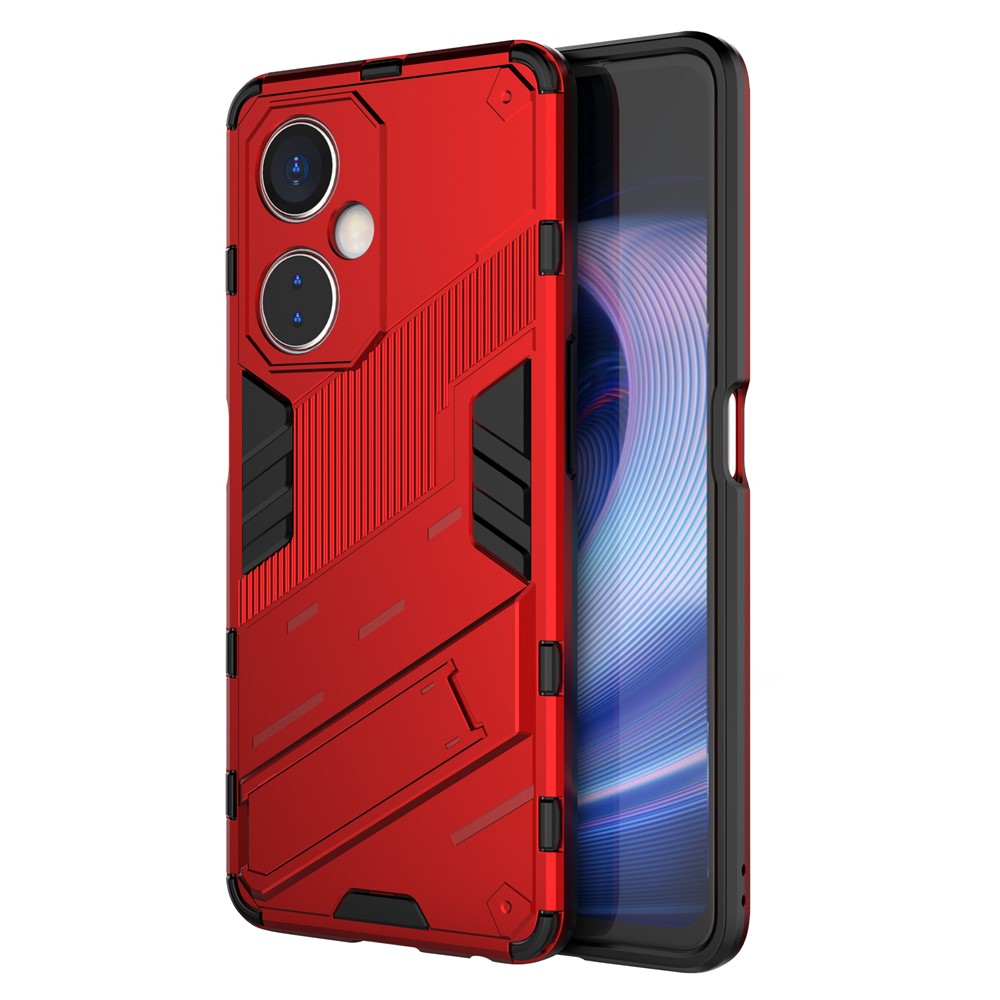 For OnePlus Nord CE 3 Lite 5G / Nord N30 5G Kickstand Phone Case TPU+PC Anti-Scratch Back Cover