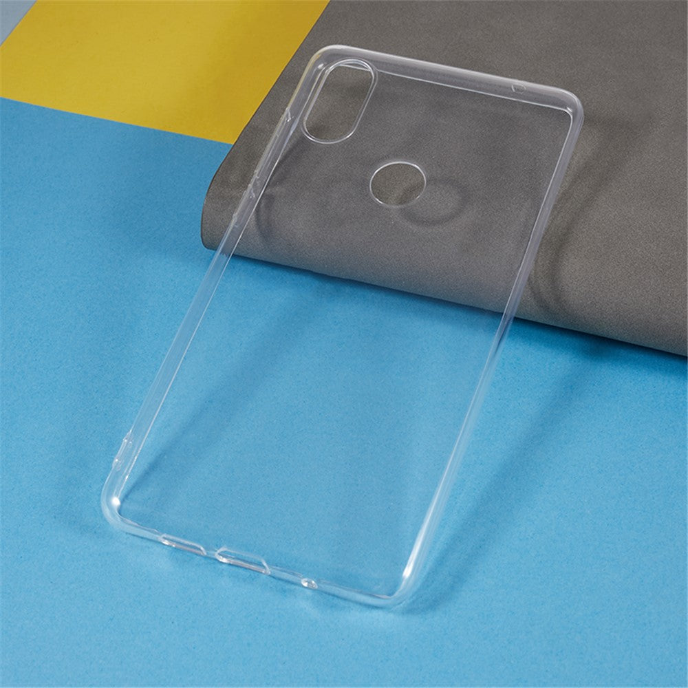 For Xiaomi Mi Mix 2s Transparent Soft TPU Phone Case Shockproof Ultra-Thin Back Cover