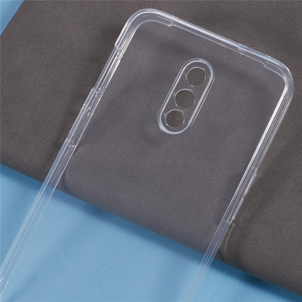Mjukt TPU-mobilskal till OnePlus 6T Transparent ultratunt fallsäkert bakstycke