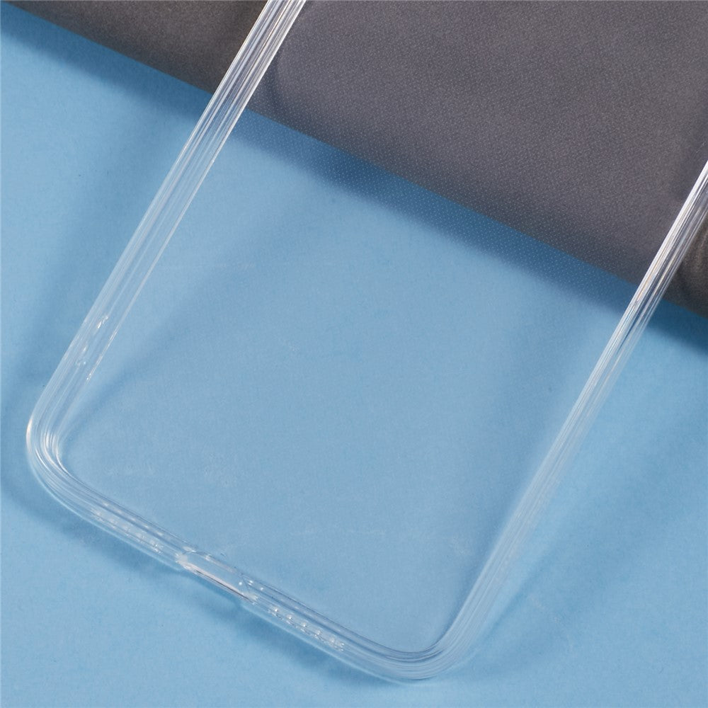 Mjukt TPU-mobilskal till OnePlus 6T Transparent ultratunt fallsäkert bakstycke
