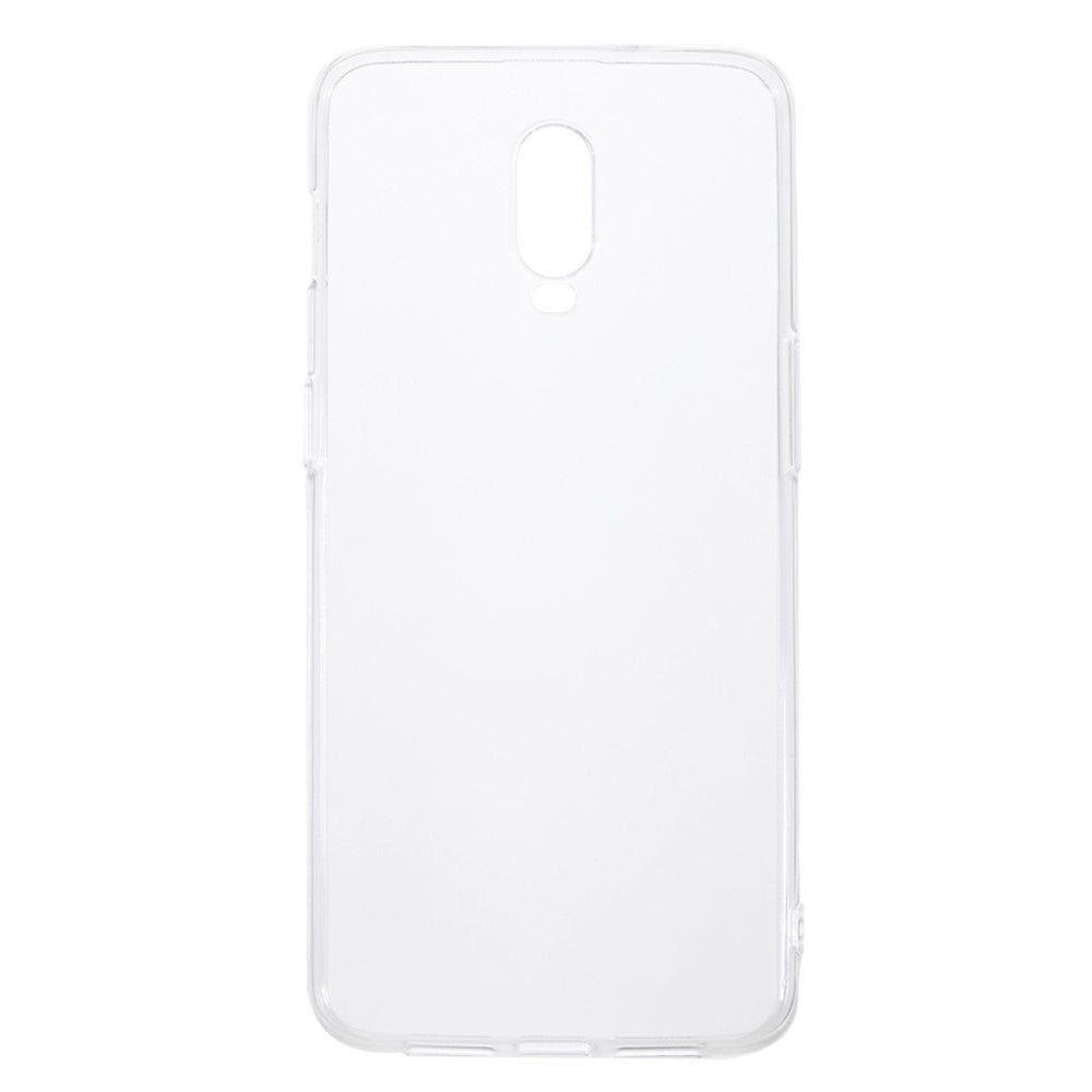 Mjukt TPU-mobilskal till OnePlus 6T Transparent ultratunt fallsäkert bakstycke