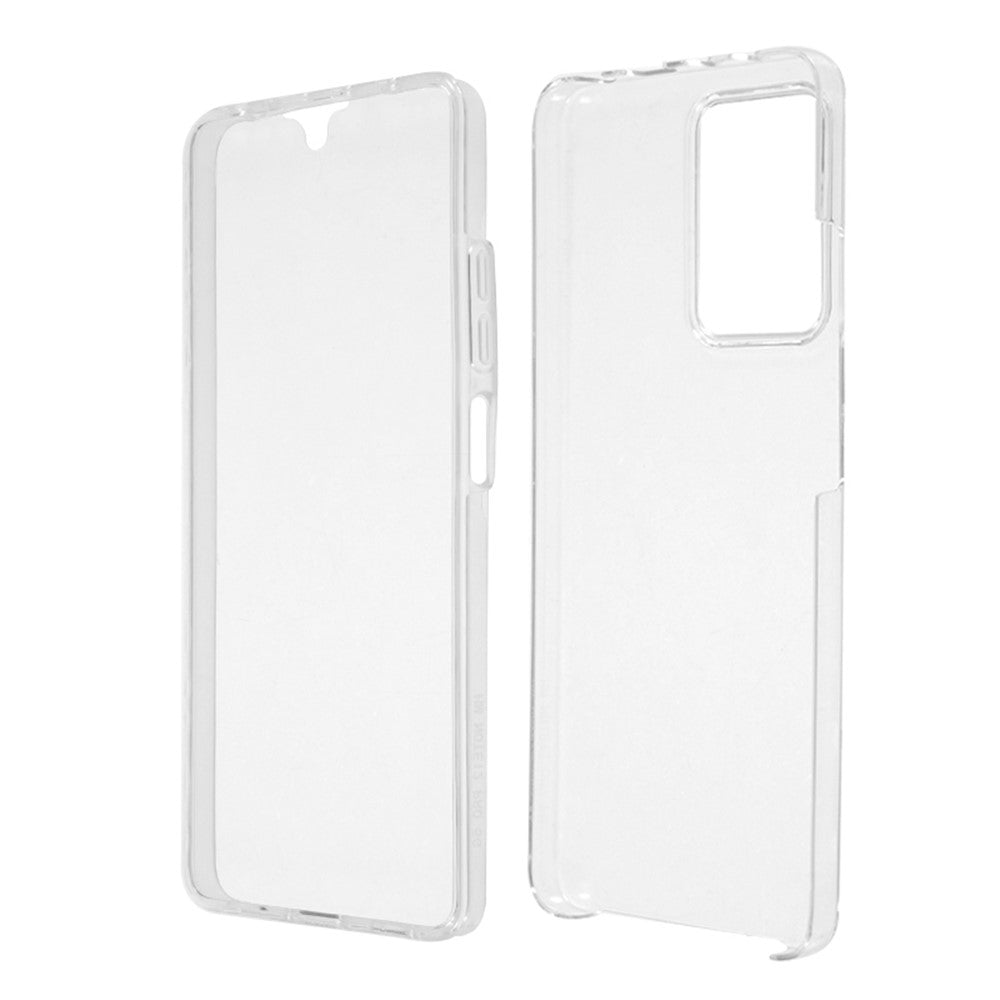 For Xiaomi Poco X5 Pro 5G / Redmi Note 12 Pro 5G Shockproof Case Anti-Fall Phone Case TPU Frame + Acrylic Back + PET Front Guard