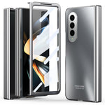 For Samsung Galaxy Z Fold3 5G Hinge Protection Slim Case Hard PC Protective Phone Cover with Built-in Screen Protector