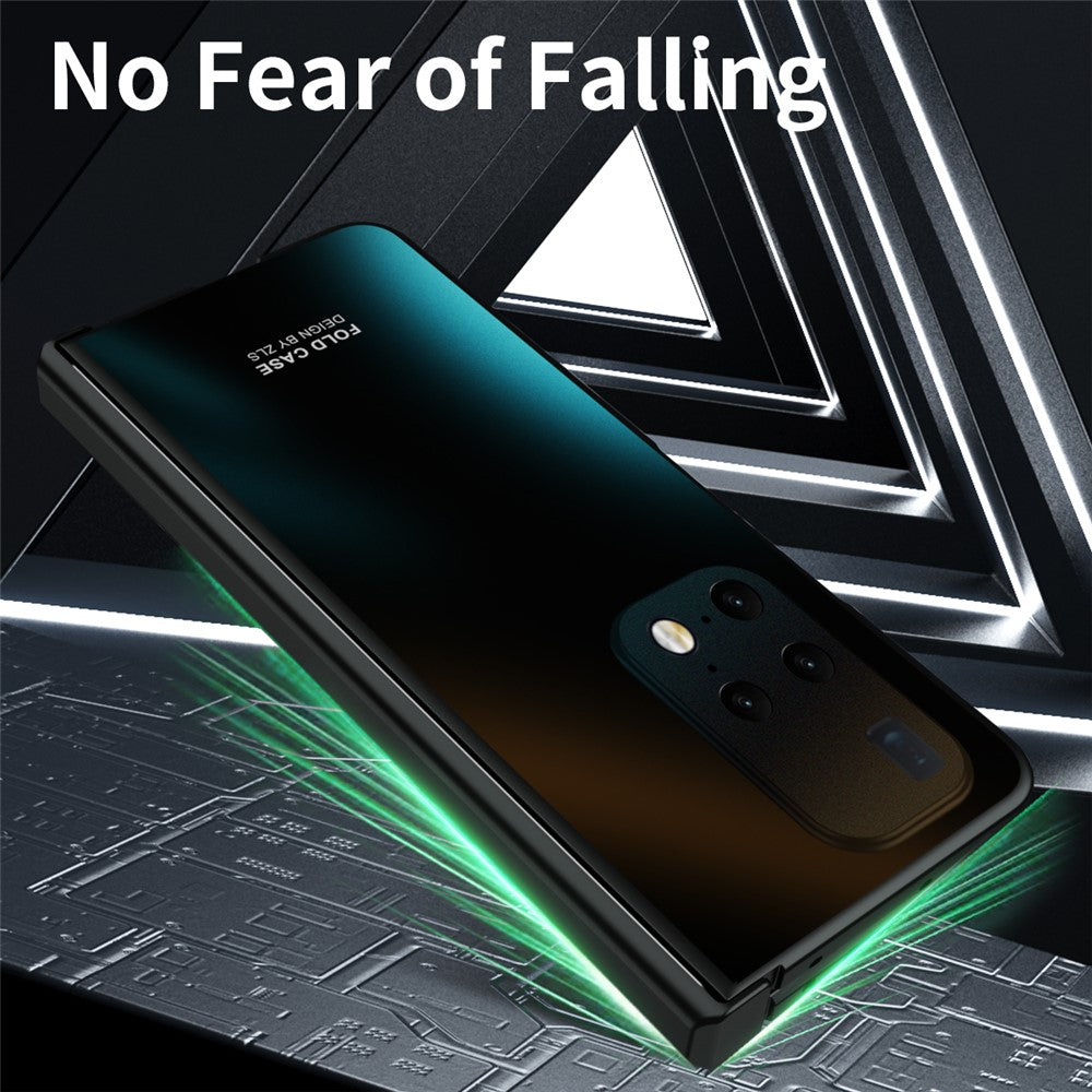 Phone Case for Huawei Mate X2 5G Anti-Drop Hard PC Protective Phone Shell Cover with Screen Film