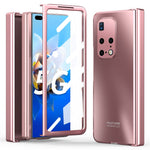 Phone Case for Huawei Mate X2 5G Anti-Drop Hard PC Protective Phone Shell Cover with Screen Film
