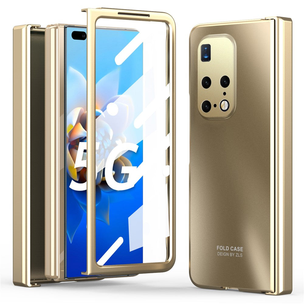 Phone Case for Huawei Mate X2 5G Anti-Drop Hard PC Protective Phone Shell Cover with Screen Film