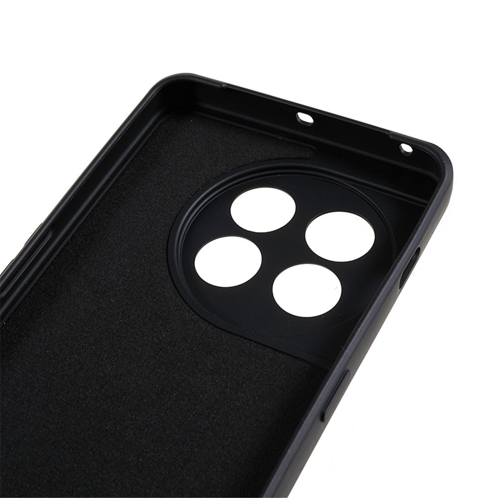 OnePlus 11 5G TPU-mobilskal Slät gummibelagt fodral med fiberfoder