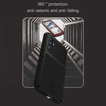 LOVE MEI For Samsung Galaxy A34 5G Silicone + Metal Anti-drop Rugged Phone Case with Built-in Tempered Screen Protector