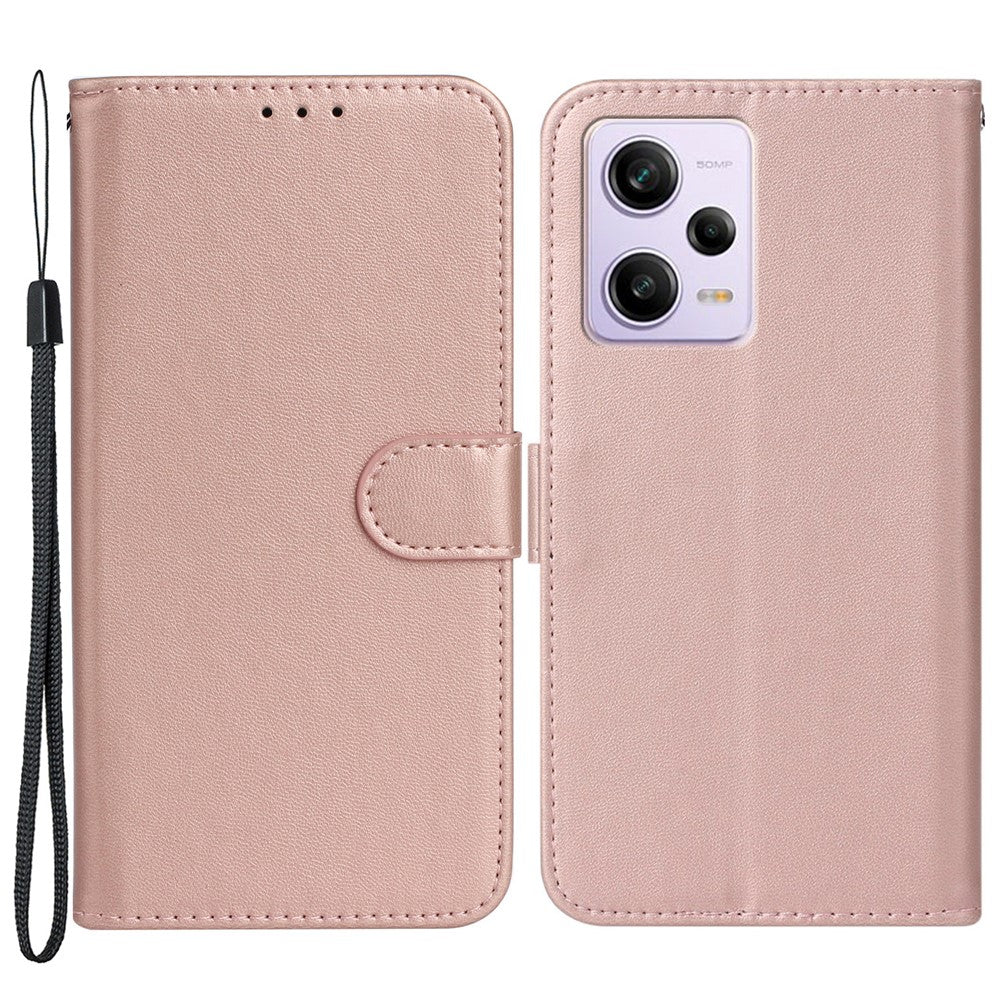 B40 För Xiaomi Poco X5 Pro 5G / Redmi Note 12 Pro Speed 5G / Note 12 Pro 5G Enfärgat PU-läder Plånboksfodral Flip Stand mobilskal