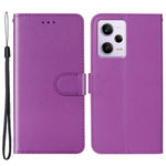B40 För Xiaomi Poco X5 Pro 5G / Redmi Note 12 Pro Speed 5G / Note 12 Pro 5G Enfärgat PU-läder Plånboksfodral Flip Stand mobilskal