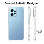 ENKAY HAT PRINCE For Xiaomi Redmi Note 12 4G Thickened Corner Phone Case Anti-Slip TPU Clear Phone Cover