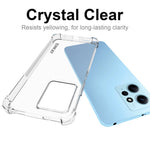 ENKAY HAT PRINCE For Xiaomi Redmi Note 12 4G Thickened Corner Phone Case Anti-Slip TPU Clear Phone Cover