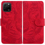 Wallet Stand Shell for Huawei nova Y61 4G / Enjoy 50z 4G Phone Cover Tiger Imprinted PU Leather Case