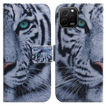 Anti-Drop Cover for Huawei nova Y61 4G / Enjoy 50z 4G PU Leather Pattern Printing Phone Case Wallet Stand Shell