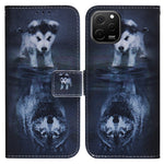 Anti-Drop Cover for Huawei nova Y61 4G / Enjoy 50z 4G PU Leather Pattern Printing Phone Case Wallet Stand Shell