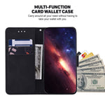 Phone Leather Shell for Huawei nova Y61 4G / Enjoy 50z 4G Wallet Case Geometry Pattern Imprinted Stand Cover